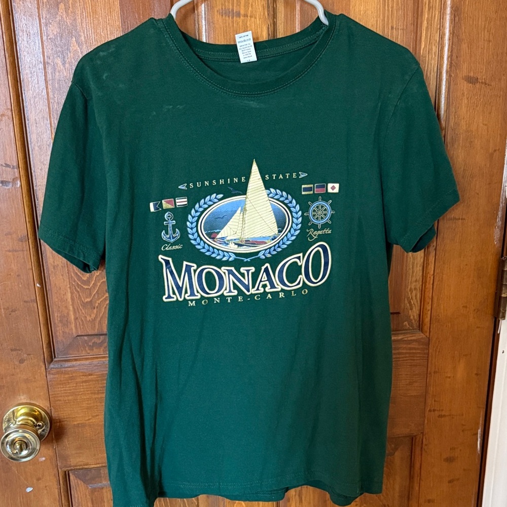 Green Monaco Graphic T-Shirt